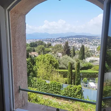 Avec Vue Mer, Piscine Et Jardin - Le Cannet, A 3 Kilometre De Cannes فيلة